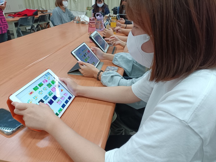 [Study Activity] 20230606 Japanese Department conducts a study on "Taking Downward Roots in AI Programming Education" -Image